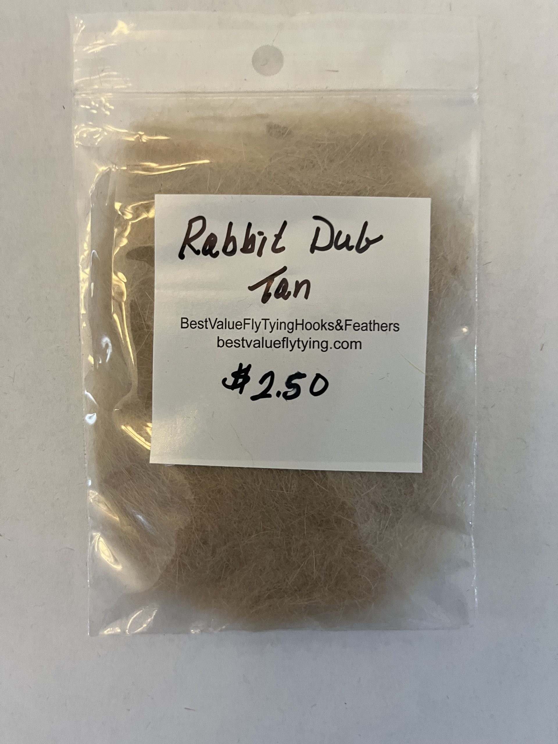 Rabbit Dubbing – Tan – Best Value Fly Tying